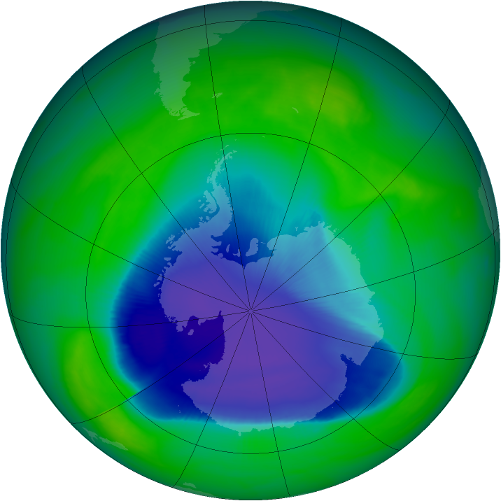 Ozone Map 2007-11-05